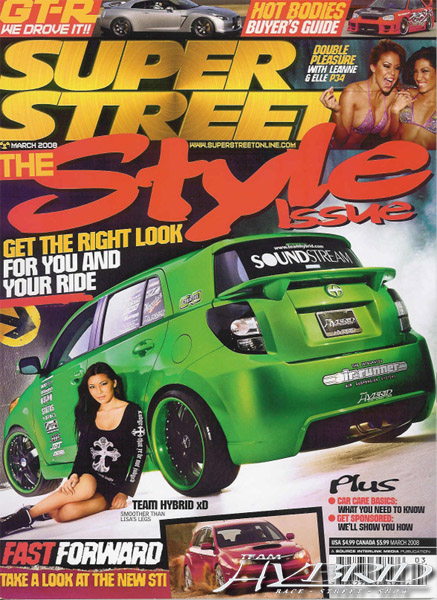 Super Street March Cover Feature: Team Hybrid Scion xD