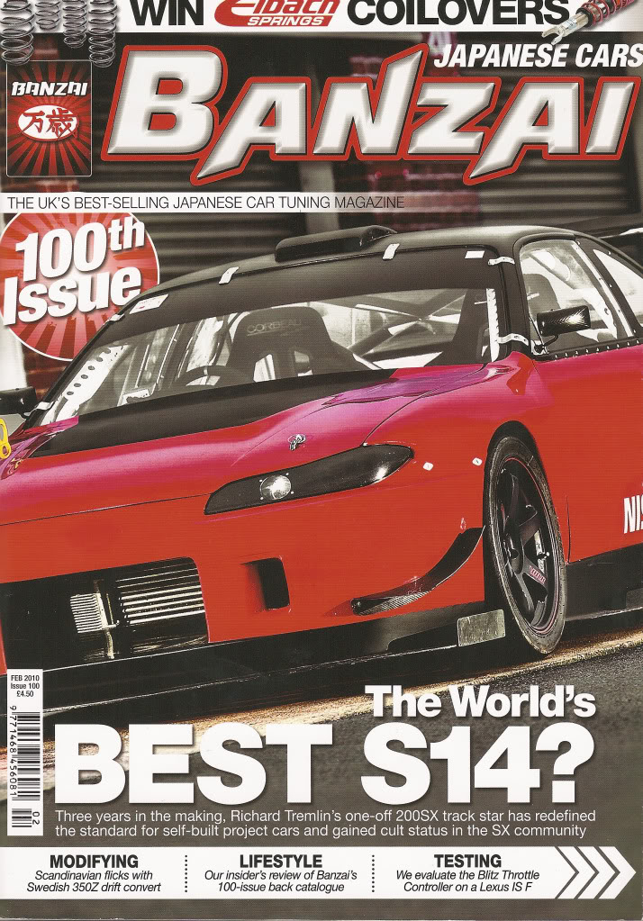 Banzai Magazine “COVER” 100th Issue February 2010 – 2dr EVO Mirage