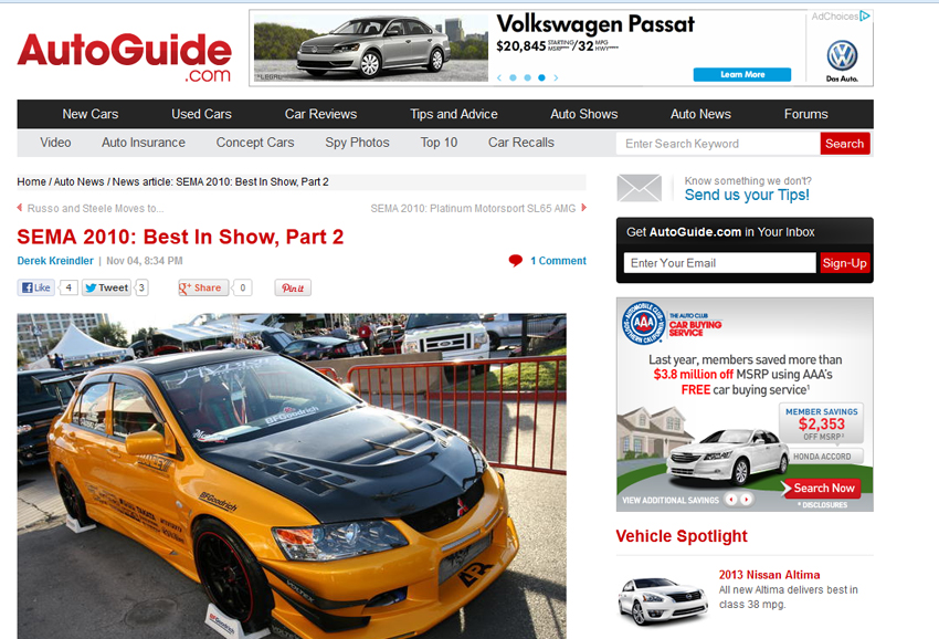 Team Hybrid on autoguide.com