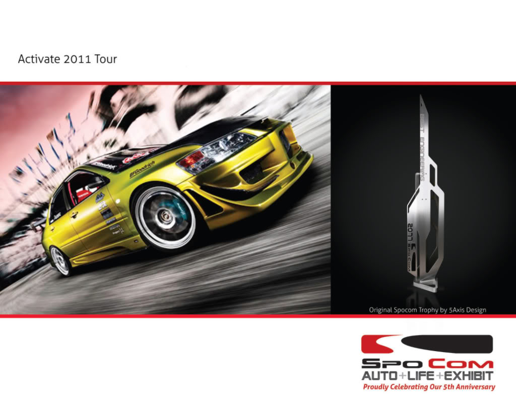 SpoCom’s Activate 2011 Tour Marketing Brochure – EVO VIII