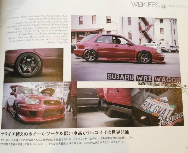USDM Freax Vol. 2, 2012 Issue – WEKFest 4 – Wrx Wagon