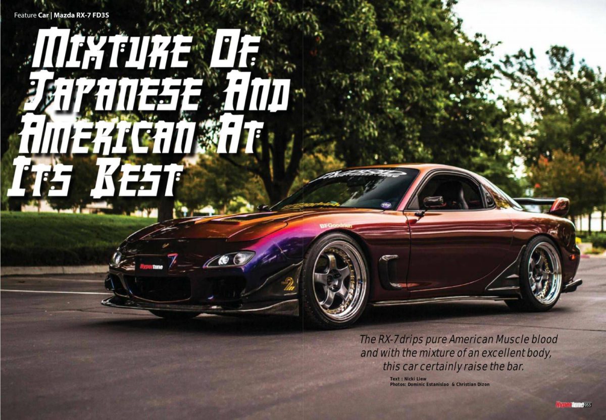 John Ubalde’s RX-7 feature in Hyper Tune Magazine